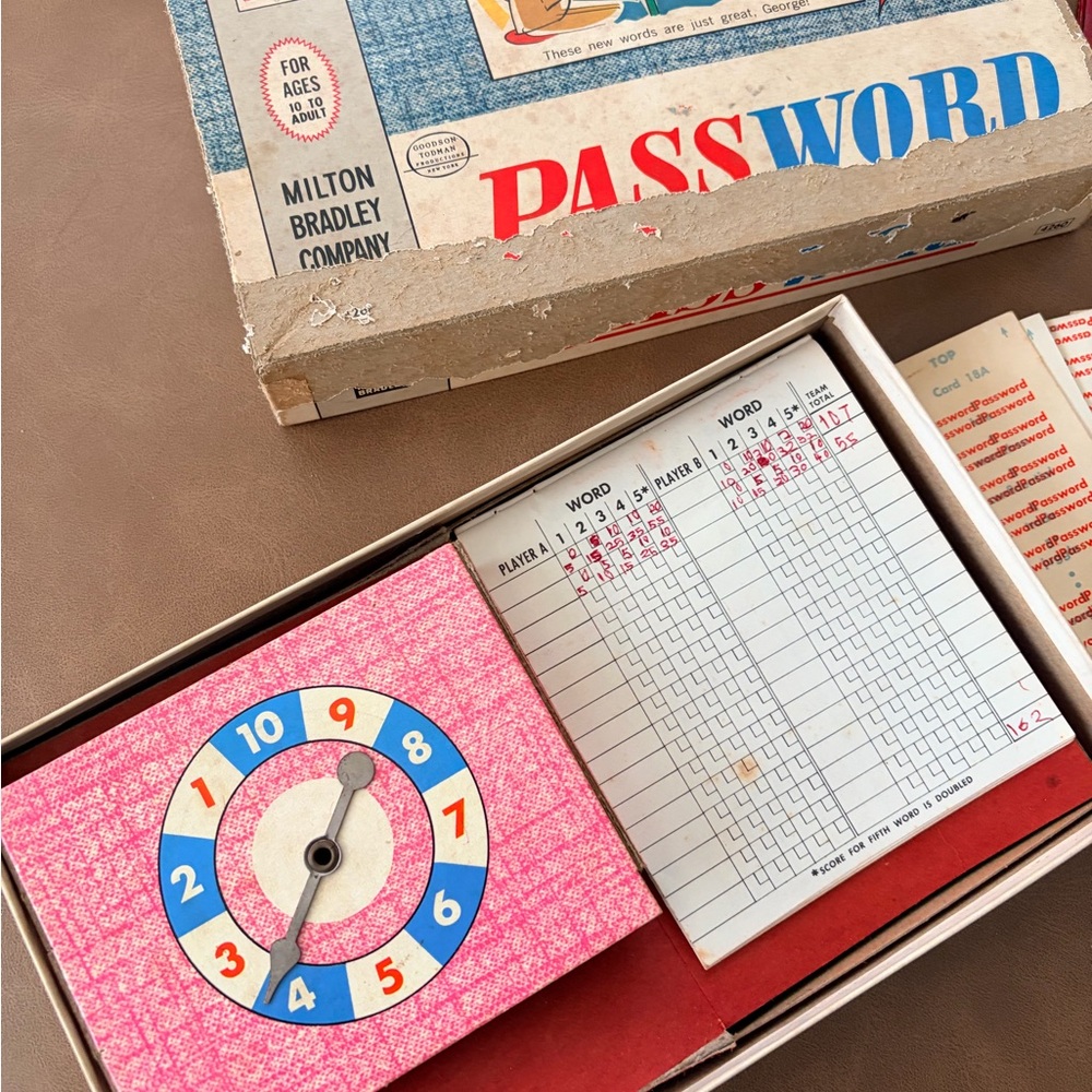 Vintage 1960’s Password Board Game - Picture 3 of 5